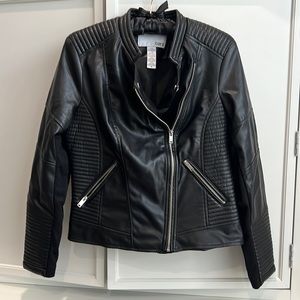 Bar III Black Moto jacket, size Medium